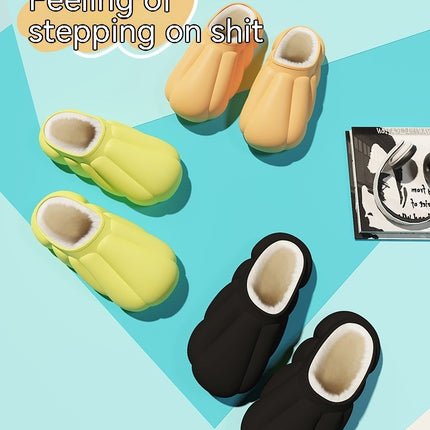 Couple Personality Baotou Pumpkin Cotton Slippers