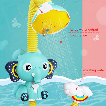 Bath Toys Baby Water Game Elephant Model Faucet Shower Electric Water Spray Toy For Kids Swimming Bathroom Baby Toys