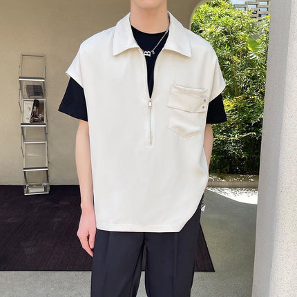 Outer Wear Sleeveless Shirt Thin Casual