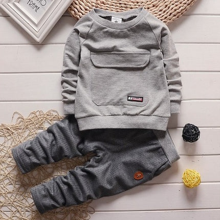 Toddler Baby Clothes Children Suit 0-3 Years Old Suit  Pants Children's Sportswear Boys Girls Children's Clothing Brand