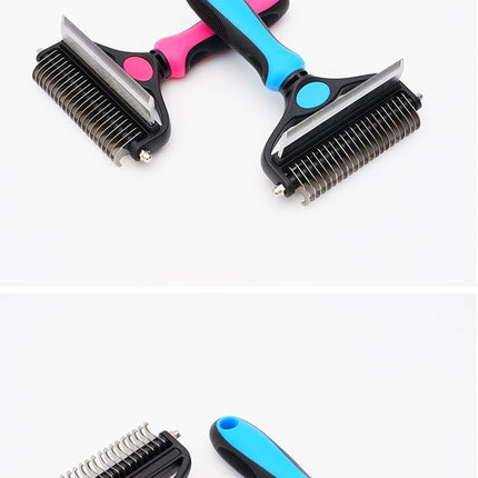 Pet Hair Unknotting Comb Thin Comb Two-in-one Beauty Products