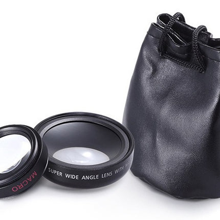 Mobile phone lens 0.45Xwide angle 12.5 times the macro external lens photography camera universal HD Combo