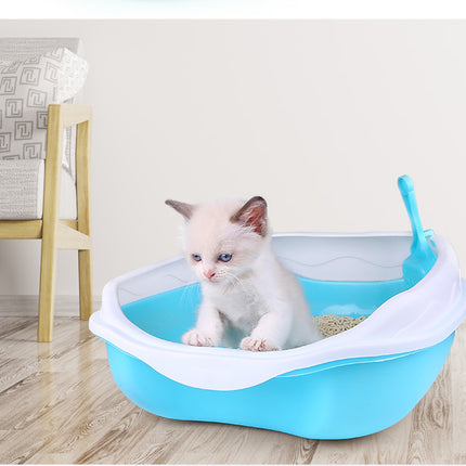 Semi Enclosed Cat Sized Thickened Splash Proof Toilet