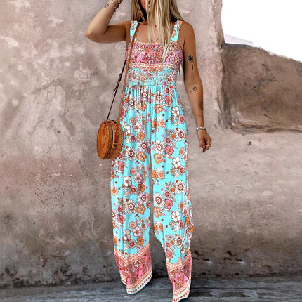 Sling Belt Pocket Color Women's Cat Suit