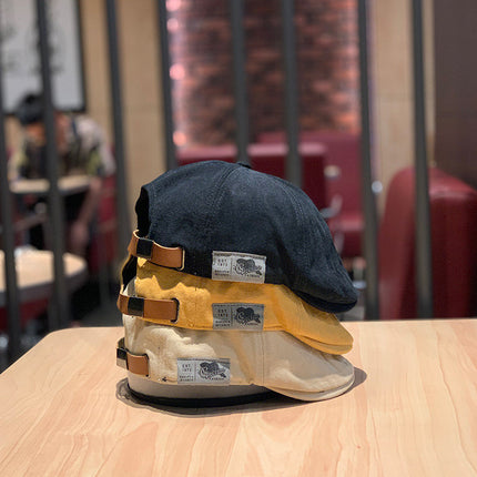 Men With Patched Alphabet Dome And Beret