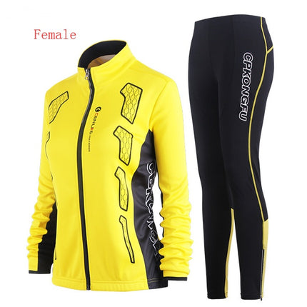 Spring and autumn bicycle Jersey long-sleeved suit men and women models mountain bike team version of clothes autumn and winter coat