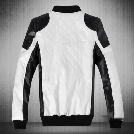 Oversized men's leather jacket