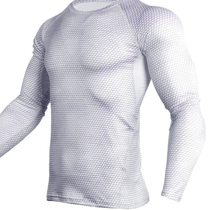Men Gym Running Shirt Quick Dry Breathable Fitness Sport Shirt