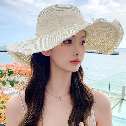 New Sweet Big Bow Sun Protection Hat Children