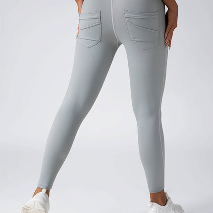 4 Pack Workout Leggings For Women With Pockets,High Waisted Tummy Control Yoga Pants For Workout Running