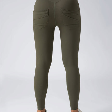 4 Pack Workout Leggings For Women With Pockets,High Waisted Tummy Control Yoga Pants For Workout Running