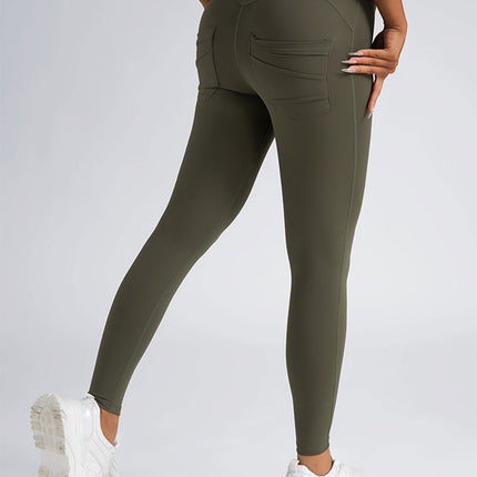 4 Pack Workout Leggings For Women With Pockets,High Waisted Tummy Control Yoga Pants For Workout Running