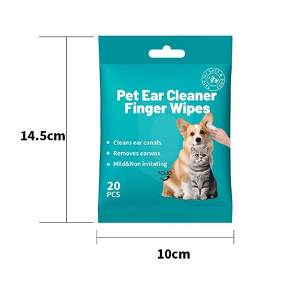 Cat Dog Ear Teeth Cleaning Finger Stall