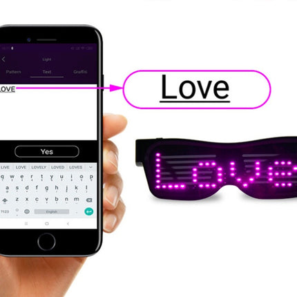 Multicolor Party LED Glasses Dynamic Flashing LED Glasses