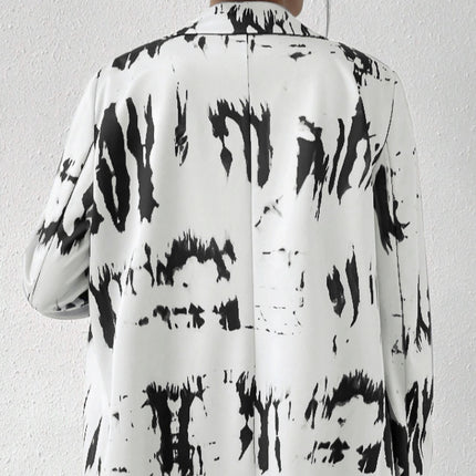 Ladies' Fashionable And Elegant Single Breasted Half Open Placket Drawing Versatile Suit Jacket