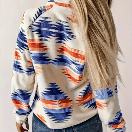 Women's Casual Western-Inspired Printed Jacket
