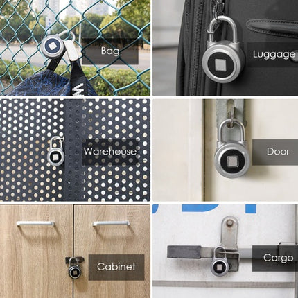 Smart lock fingerprint padlock mobile phone APP control Bluetooth unlocking luggage fingerprint lock trolley case fingerprint lock