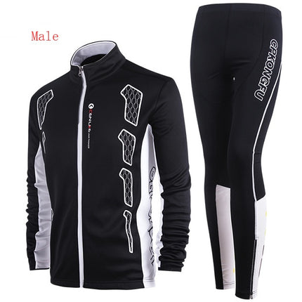 Spring and autumn bicycle Jersey long-sleeved suit men and women models mountain bike team version of clothes autumn and winter coat