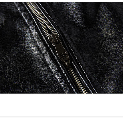 Men's PU leather jacket
