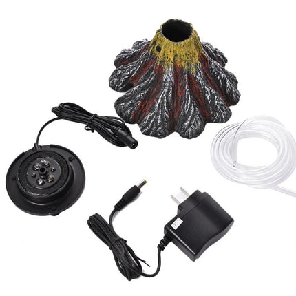 Fish Tank Creative Ornament Volcano Package