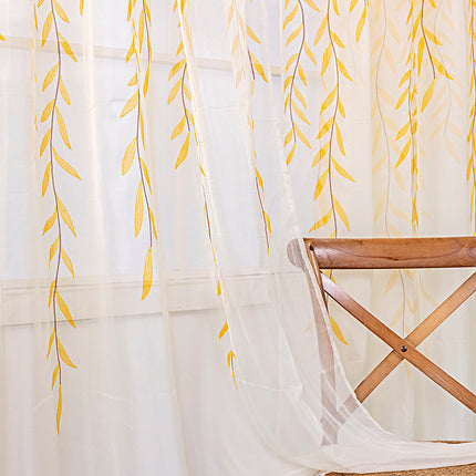 Inverted Willow Wicker Offset Printing Curtains Printing Window Screens Living Room Balcony Window Screens