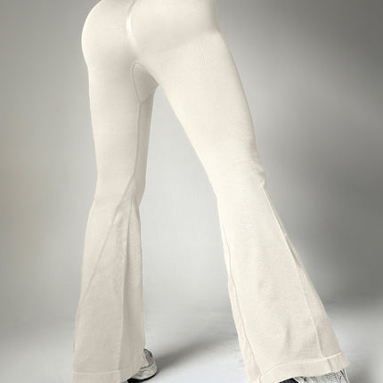 High Waist Flared Pants Women's Hip Lifting Casual Yoga Pants