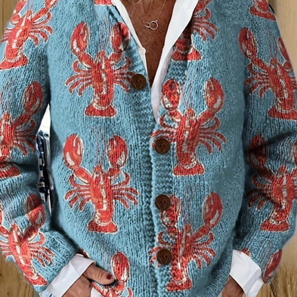 Digital printed cardigan hoodie jacket