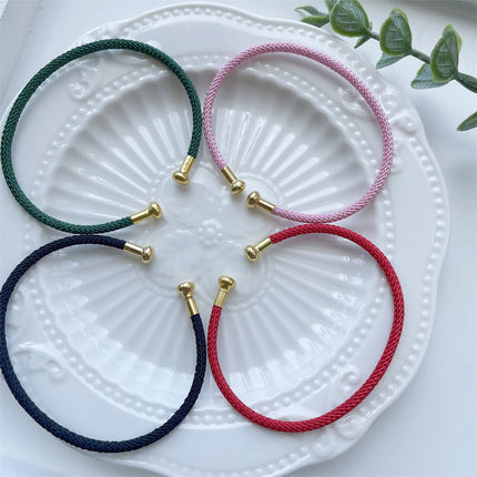 C- Shaped Elastic Adjustable Mouth Universal Steel Wire Bracelet