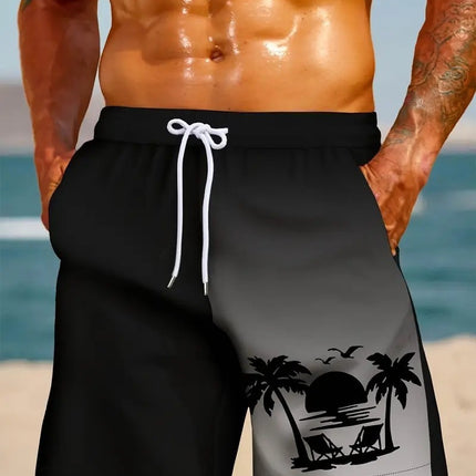 Fashion Printed Casual Men's Beach Shorts