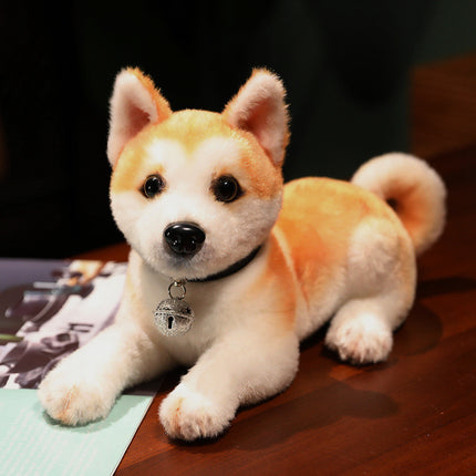 Simulation Dog Plush Toy Akita Doll