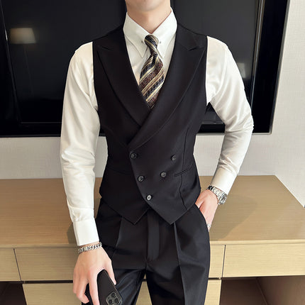 Black Milano Suit Includes Jacket Waistcoat Trousers