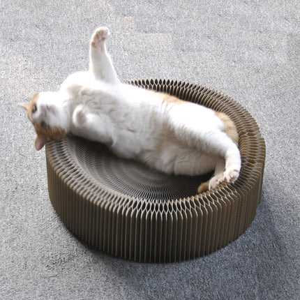 Corrugated Scratching Board Organ Nest Foldable Large Cat Toy Claw Sharpener Pet Supplies