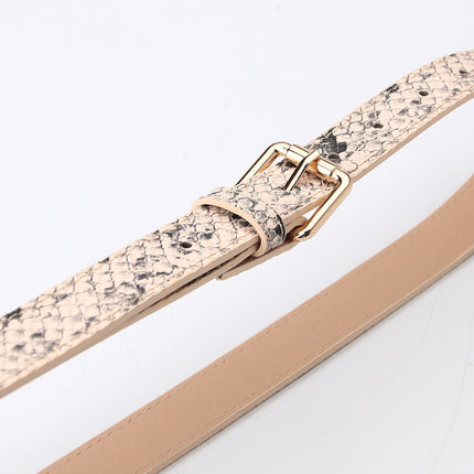 Women's Simple Pu Korean Style All-matching Trendy Fashion Belt