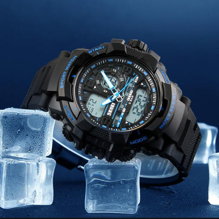 Multifunctional Outdoor Sports Waterproof Electronic Watch