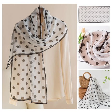 Silk Scarf Women's Mulberry Silk Printed Shawl