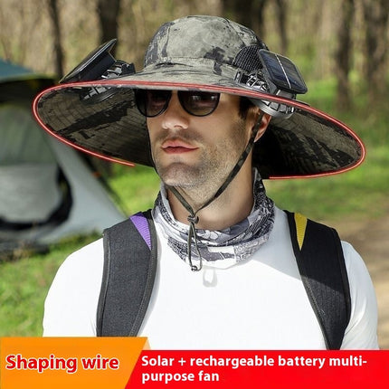 Twin Fan Cap Long Battery Life Large Mah Lithium Battery