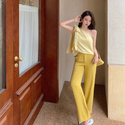 Be Careful Machine Temperament Bow One Shoulder