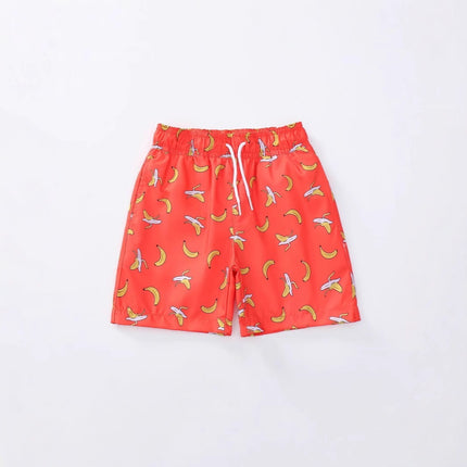 Boy Loose Lace-up Adjustable Sports Shorts