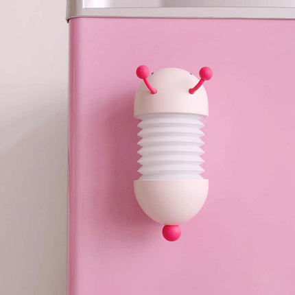 Creative Caterpillar Night Light Bedside Lamp LED USB Charging Wall Lamp with Magnet Extendable Soft Bedroom Light