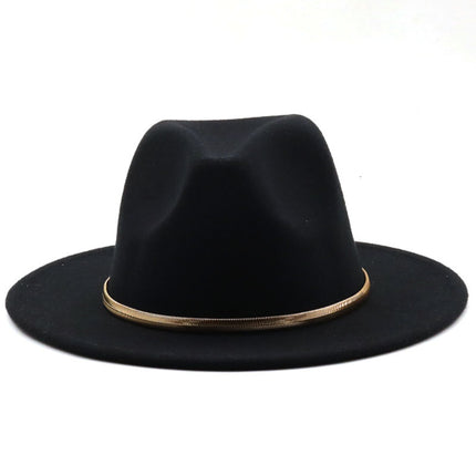 Fashion Autumn And Winter New Men's And Women's Woolen Top Hat Jazz