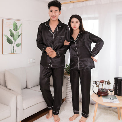 Men's And Women's Long-sleeved Trousers Couples Home Service