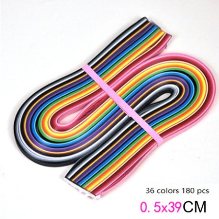 Gradient slip colored star origami