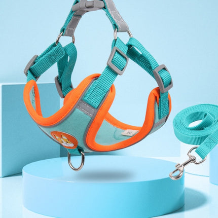 Vest Type Dog Harness Small Leash Reflective