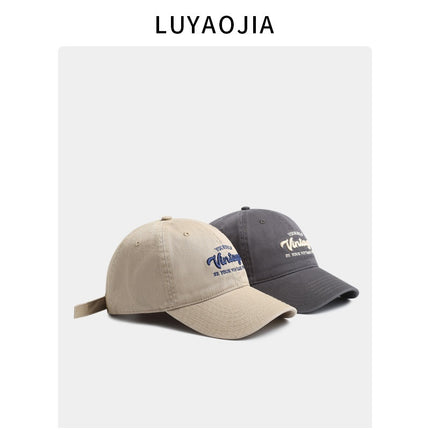 New Letter Embroidery Casual All-match Baseball Hat For Men