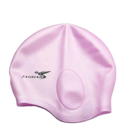 Fashion Pure Silicone Ear-protecting Swimming Cap