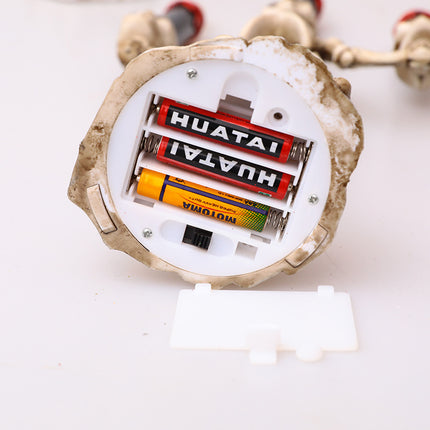 Halloween Three candles skeletons decoration