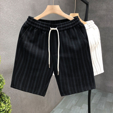 Striped Casual Shorts Men's Lightweight One Hundred Outer Wear Five Points