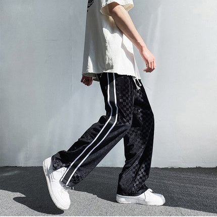 Falling Sense Straight Loose Ins High Street Casual Pants