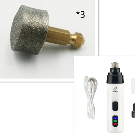 Pet Nail Polisher Electric Manicure USB Cleaning Supplies