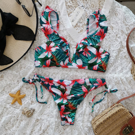 European and American three-point bikini